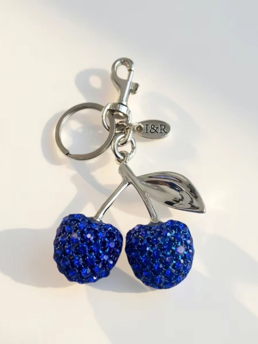 Royal Blue Cherry Bag Charm